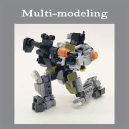 MOC Robot Building Kit Armor Action Figure Building Model Toy Collectible Toy For Kids Adults Christmas Birthdays Gift