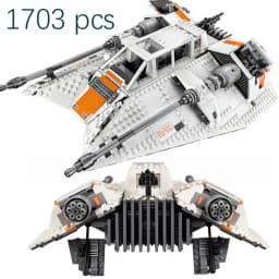 IN stock 1703Pcs Building Blocks Compatible DIY Reproduce Snow Battle Fighter Bricks Toys Christmas Gifts