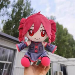 Kasane Teto Plush Toy Soft Doll Stuffed Plushies Figure Anime Cosplay Cartoon Birthday Present Christmas Gift for Fans Girl