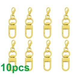 5/10/20pcs Multi color Lobster Buckle Hook Keychain,DIY Jewelry Making Accessories,Christmas,Valentine's Day,Thanksgiving Gifts