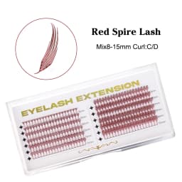 New Fashion Shiny Tinsel Comic Spire Eyelash Extension Holographic Manga False Eyelashes Anime Colorful Eyelashes For Christmas