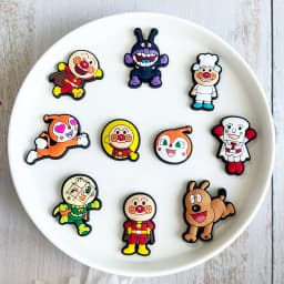 16/50pcs Anpanman Shoe Charms For Slides Sandals, PVC Shoe Decorations Accessories For Christmas Birthday Gift Party Favor