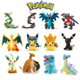 Cute Pokemon Plush Toy Rayquaza Pikachu Mega Charizard X Cape Pikachu Mimikyu Stuffed Doll Kids Birthday Christmas Gift