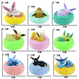 8cm Anime Pokémon Eevee Blind Box Figure Toys Multi Form Series PVC Model Desktop Decoration Ornament Birthday Christmas Gift
