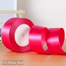 22meters Silk Satin Ribbon Party Home Wedding Decoration Gift Wrapping Christmas DIY Material 6mm 10mm 15mm 20mm 25mm 40mm 50mm