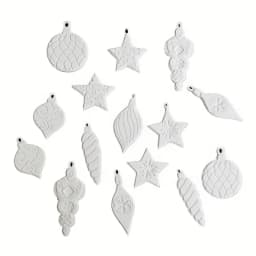 1 DIY Christmas Star and Snowflake Silicone Mold for Painted Hanging Ornaments - Conch and Starfish Plaster Diffuser Stone