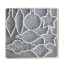 1 DIY Christmas Star and Snowflake Silicone Mold for Painted Hanging Ornaments - Conch and Starfish Plaster Diffuser Stone