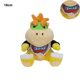 2026 New Mario Wonder Bowser Jr Fire Dragon Plush Toys Doll Soft Stuffed Toys for Kids Birthday Christmas Gift