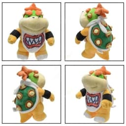 2026 New Mario Wonder Bowser Jr Fire Dragon Plush Toys Doll Soft Stuffed Toys for Kids Birthday Christmas Gift