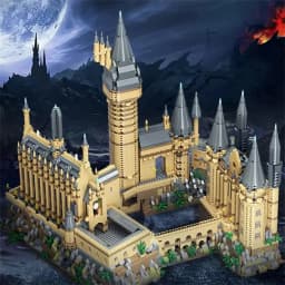 2025 DIY Creative Medieval Magic Movie Castle School Micro Bricks Architecture Palace Model Birthday Christmas Halloween gifts