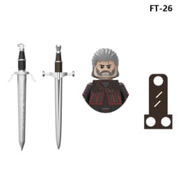 The Witcher FT24-27 Geralt Bricks For Toy Gifts Red Dead Redemption Building Blocks DIY Mini Actiion Figures For Christmas Gifts