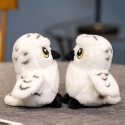 New 13cm/5.11in Cure simulated owl Plush Toys Soft Animal Home Decoration Christmas Gift Children's Birthday Gift Companion Gift