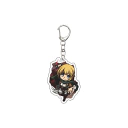 55MM Anime Attack on Titan Keychain Eren Jaeger Eren Jaeger Mikasa Ackerman Armin Arlert Hange Zoë Keychain Christmas Gifts