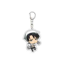 55MM Anime Attack on Titan Keychain Eren Jaeger Eren Jaeger Mikasa Ackerman Armin Arlert Hange Zoë Keychain Christmas Gifts