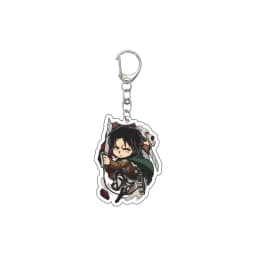 55MM Anime Attack on Titan Keychain Eren Jaeger Eren Jaeger Mikasa Ackerman Armin Arlert Hange Zoë Keychain Christmas Gifts