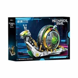 JQ1168 MOC Technical Mechanical Snail Animal Building Blocks Bricks Model Ornament DIY Toy for Adult Christmas Gift Set