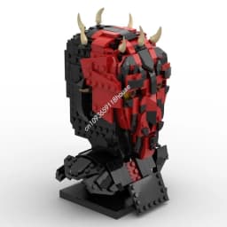 592pcs MOC Maul Helmet Collection Star Battle Model Building Blocks Toy Assemble DIY Education Kids Christmas Gift Birthday