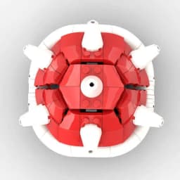 Mymocs MOC Game Anime Figures Kart Spiny Shell Turtle Model Sets DIY Creative Building Blocks Toys Christmas Gift