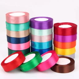 (25 Yards/roll) Silk Satin Ribbons Gift Wrapping Decoration Christmas Ribbons DIY Handmade Supplies Ribbon 6/10/15/20/25/40/50mm