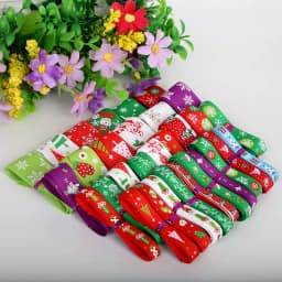 Trendy Grosgrain Satin Ribbon Random Mixed Size/Style for Wedding Party Christmas Decoration DIY Gift Craft 12y/lot (1y/style)