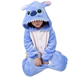 Kigurumi Kids Stitch Animal Cartoon Pajamas Children Sleepwear Girls Boys Onesies Cosplay Costumes For Christmas Halloween Party