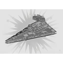 MOC Imperial Vessel Building Blocks Sets Compatible with Legoed Particles Suitable for Christmas Birthday Gifts