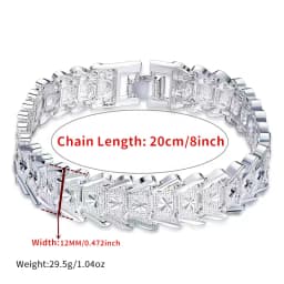 925 Pure Sterling Silver Elegant Euro Coin Pattern 12mm Wide Bracelet for Men and Women Daily Wear Christmas Gift