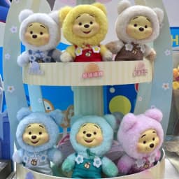 2026 New Disney Winnie The Pooh Candy Series Blind Box,Cute Vinyl Face Pendant Pupu Bear Doll Fashion Trend Toy Christmas Gifts