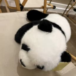 30cm Cute Panda Plush Toy Realistic Weighted Stuffed Animal Panda Soft Doll Hugging Companion Toy Child Birthday Christmas