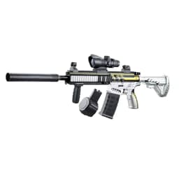 M416 Classic Manual Pull-Up Mode Gel Ball Toy Gun with Elastic Gel for Boys Outdoor Play Holiday Christmas Gift