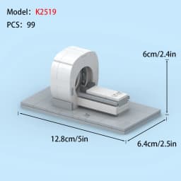 City Series Dental Clinic Building Blocks Street View Computer Hospital Doctor Nurse Accessories Bricks Christmas Halloween Toys