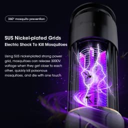 Electric Mosquito Killer Lamps Mute Insect Trap Camping Lantern Mosquito Killer Lamp USB Timing Outdoor Insect Killer Repellent
