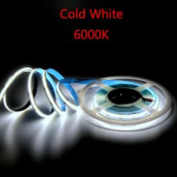 SUMBULBS FCOB LED Strip Light 480 Chips/M LED COB 12V Warm Nature Cool White for Bedroom Stage Home TV DIY Lighting Decoration