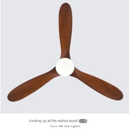 42/52 Inch Low Floor Ceiling Fan Light Remote Control Led Lights Indoor Restaurant Solid Wood Fan Leaves With Fan Chandelier