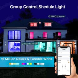 Tuya E27 Zigbee Lamp Bluetooth WiFi Smart LED Lamp RGB+CW+WW 15W Led Light Bulbs Works With Amazon Alexa Google Home Room Decor