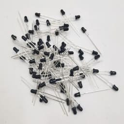 3mm 5mm IR LED Emitting Diode 850nm 940nm Emitter Receiver Infrared Transmitter Phototransistor Photodiode Invisible DIY PCB