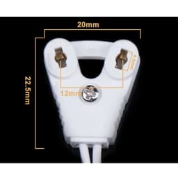 ZHMZH 4 Pcs/Lot T8 Lamp Holder T8 Light Box Line Lamps Socket Cable Holder Lights Base Wire For T8 Fluorescent Tube