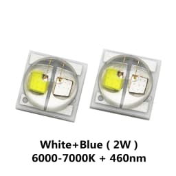 10pcs Dual Color High Power LED Chip 3535 2W 2x1W Bicolor Beads White Yellow Warm White Red Green Blue UV For Bicyle Car Light