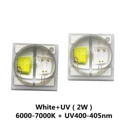 10pcs Dual Color High Power LED Chip 3535 2W 2x1W Bicolor Beads White Yellow Warm White Red Green Blue UV For Bicyle Car Light