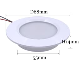 Mini LED Downlight DC12V 24V Ultra-Thin 3W 5W Embedded Room Decor Small Spotlight Ceiling Kitchen Bathroom Camping Vehicle Light