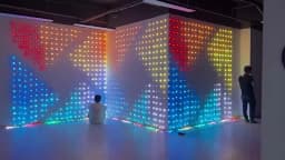 Led Smart Curtain Lights New Year's Garland App RGB Fairy Lights DIY Music Change Display for Window Christmas Room Decoration
