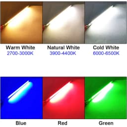 5pcs 200x10mm DC 12V COB LED Bar Light Strip 20cm 10W Blue Green Red Warm Cool White Color 200mm 12V COB Bulb LED Chip for DIY