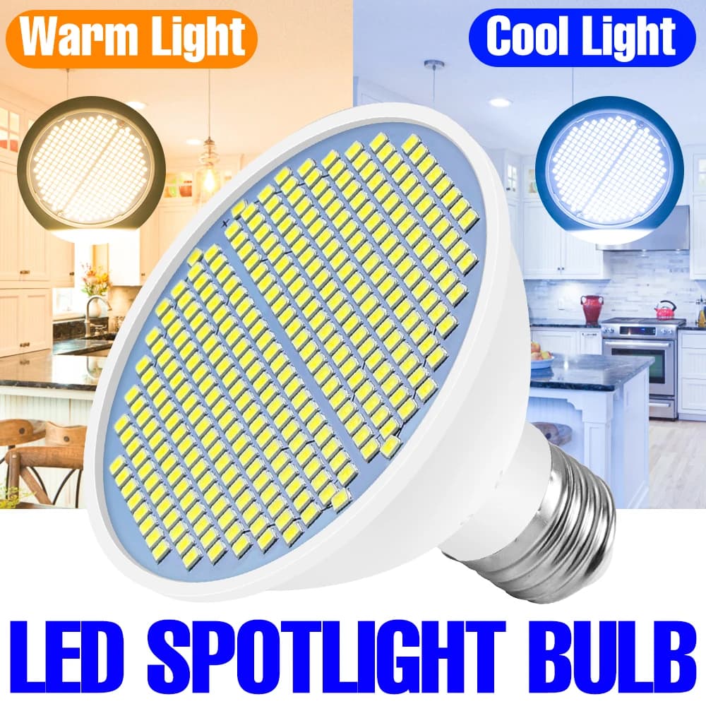 LED 220V Bulb E27 Spotlight Led Lamp Warm White Light 220V LED Chandelier 110V For Home Living Room Bedroom Ceiling Lamp Bulb