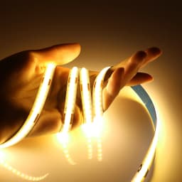 12V 24V COB LED Strip Lights High Density 320 LEDs/m Flexible Led Lights RA90 2700K to 6000K Linear Dimmable 1M 2M 3M 5M 10M