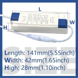 LED Driver 40-50W 1200mA AC 110V 220V to DC 24V 36V 42V Lighting Transformer Panel Light Ceilling Lamp Power Supply Adapter
