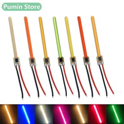 LED COB Meteor Shower Flowing Water Lamp DC3V 117mm LED Filament Diode Incandescent Light Accessories Festival Decor Light DIY