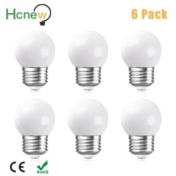 Milky White G45 Led Bulb 220V E27 1W 2W 3W Night Light Plastic Shatterproof Pendant Chandelier Outdoor Garland Decoration Lights