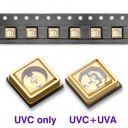 Deep UV LED UVC 280nm UVB 300nm + UVA 395nm Diodes 3535 SMD 5~15mW Chip DIY Ultraviolet Lamps For Water Air Virus Sterilization