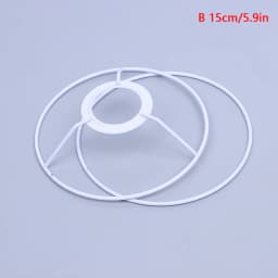 1Set Cylinder Vintage Lampshade Lamp Iron Lamp Frame Shade Accessories For E27 Lamp Socket Chandelier