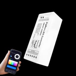 Tuya Smart Life Home LED Light Strip Zigbee 3.0 Controller 12V 24V 6A/CH Dimmer CCT RGB Alexa Button Switch Casa Miboxer